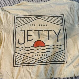 Jetty Men's Short Sleeve Tee - Cream